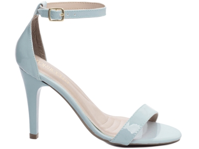 Sandlia Feminina Azul Salto Alto 7060D