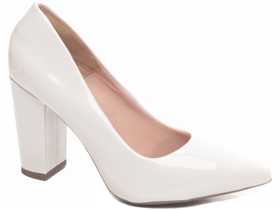 Sapato Scarpin Off White Clssico Salto Alto