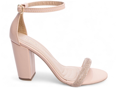 Sandlia Feminina Rosa De Salto Grosso