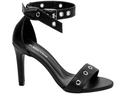 Sandlia Feminina Preta Salto Agulha 300.36A