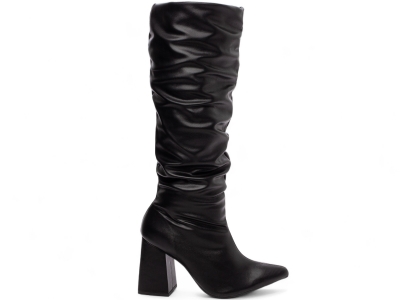 Bota Franzida Feminina Cano Alto