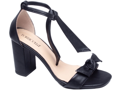 Sand�lia Napa Preto Tira La�o N� Preto Elegante