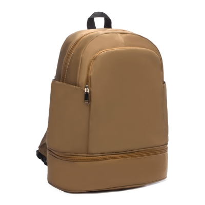 Mochila Feminina Nylon Bege