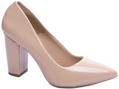 Sapato Scarpin Rosa Clssico Salto Alto