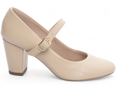 Sapato Scarpin Boneca Bico Redondo