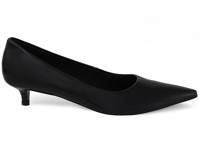 Scarpin Salto Baixo Preto