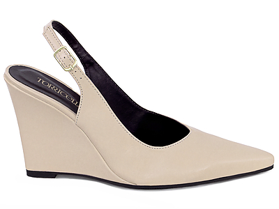 SCARPIN ANABELA NAPA BEGE