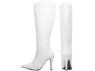 Bota Feminina Cano Longo Salto Agulha