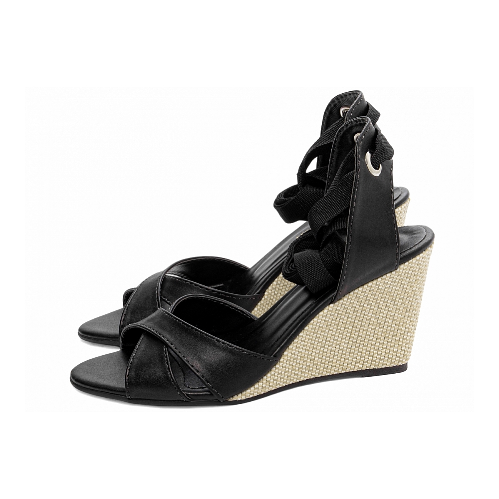 Sandália Plataforma de Cunha Anabela Sandália Plataforma de Cunha Anabela